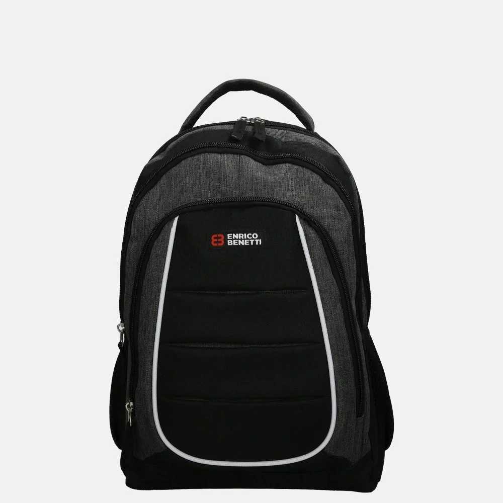 Enrico Benetti Campus rugzak M zwart grijs 018172 Grijs